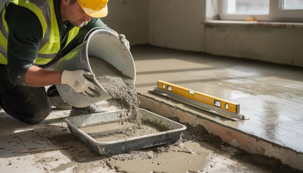 découvrez comment réussir le dosage d'une chape de 5 cm avec notre guide pratique pour un mélange parfait, garantissant solidité et durabilité.