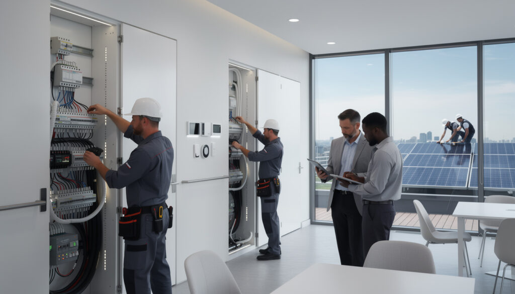 découvrez les services proposés par elecsan, une entreprise spécialisée dans l'électricité, offrant des solutions adaptées pour particuliers et professionnels.