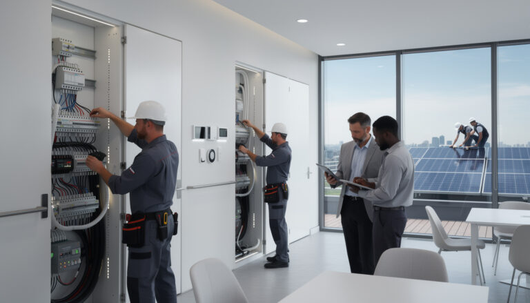 découvrez les services proposés par elecsan, une entreprise spécialisée dans l'électricité, offrant des solutions adaptées pour particuliers et professionnels.