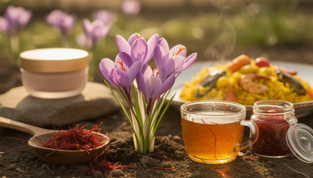 découvrez les nombreux avantages du safran, son utilisation en cuisine, en médecine traditionnelle et ses bienfaits pour la santé.